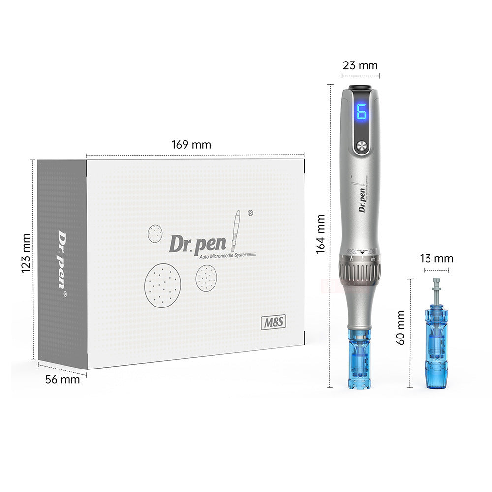 KTX-548371 Wireless Electric Microneedle Pen for Hydration, Freckle and Wrinkle Removal - USB Powered