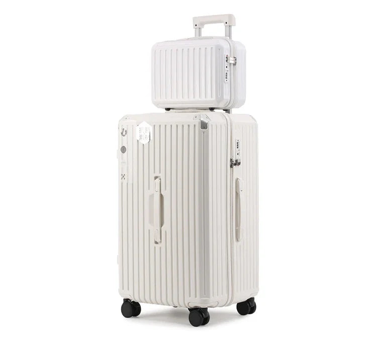 KTX-569747 Large Capacity Trolley Suitcase with Mini Storage Box for Travel and Organisation
