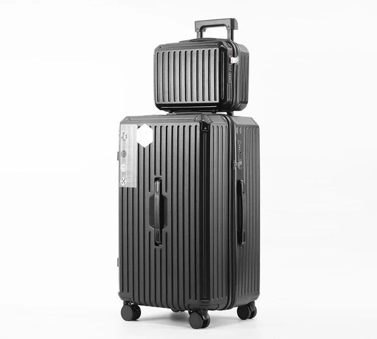 KTX-569747 Large Capacity Trolley Suitcase with Mini Storage Box for Travel and Organisation