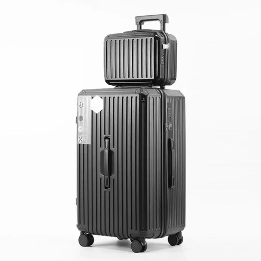 KTX-569747 Large Capacity Trolley Suitcase with Mini Storage Box for Travel and Organisation