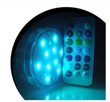 KTX-437971 Remote Control Waterproof Underwater LED Lights with Multi-Color Effects for Party and Decor