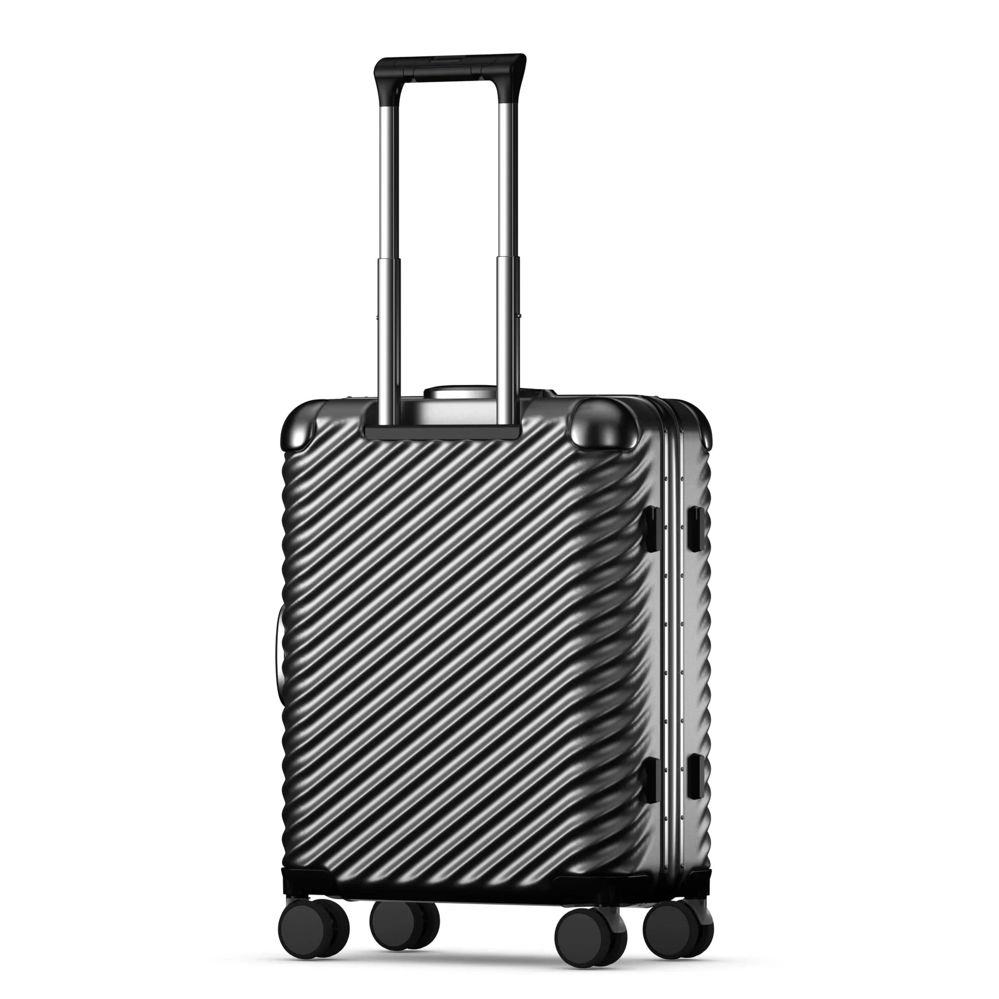 KTX-487251 Lightweight Aluminium Frame PC Carry-On Trolley Case Travel Suitcase Set