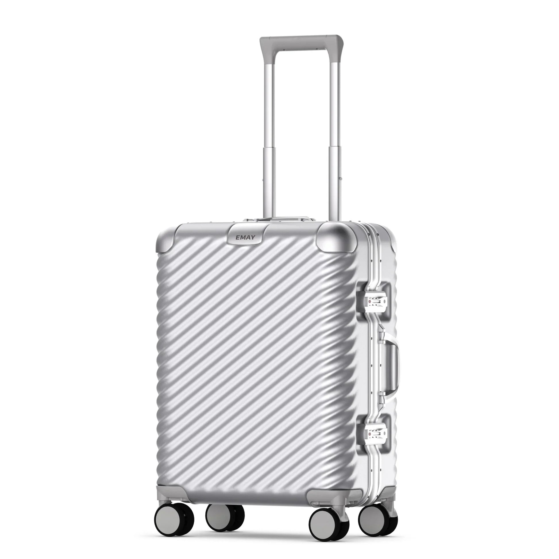 KTX-487251 Lightweight Aluminium Frame PC Carry-On Trolley Case Travel Suitcase Set