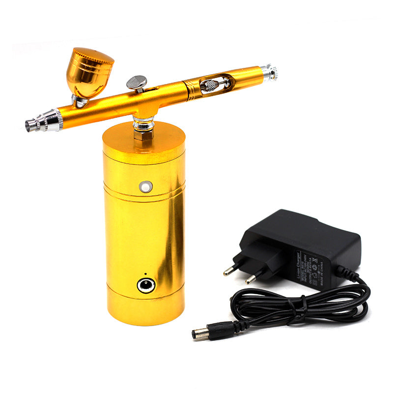 JMT-319178 Mini Non-Oil Airbrush Compressor Kit for Model Making, Cake Decorating, and Nail Art