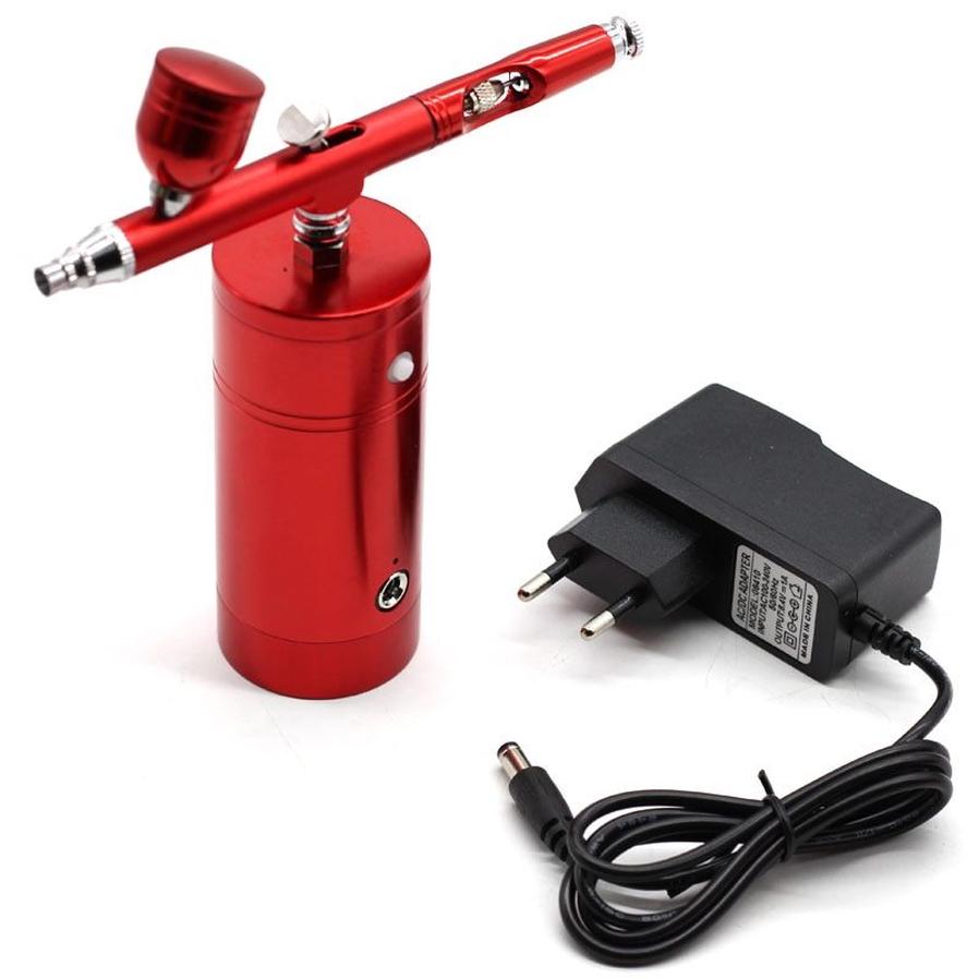 JMT-319178 Mini Non-Oil Airbrush Compressor Kit for Model Making, Cake Decorating, and Nail Art