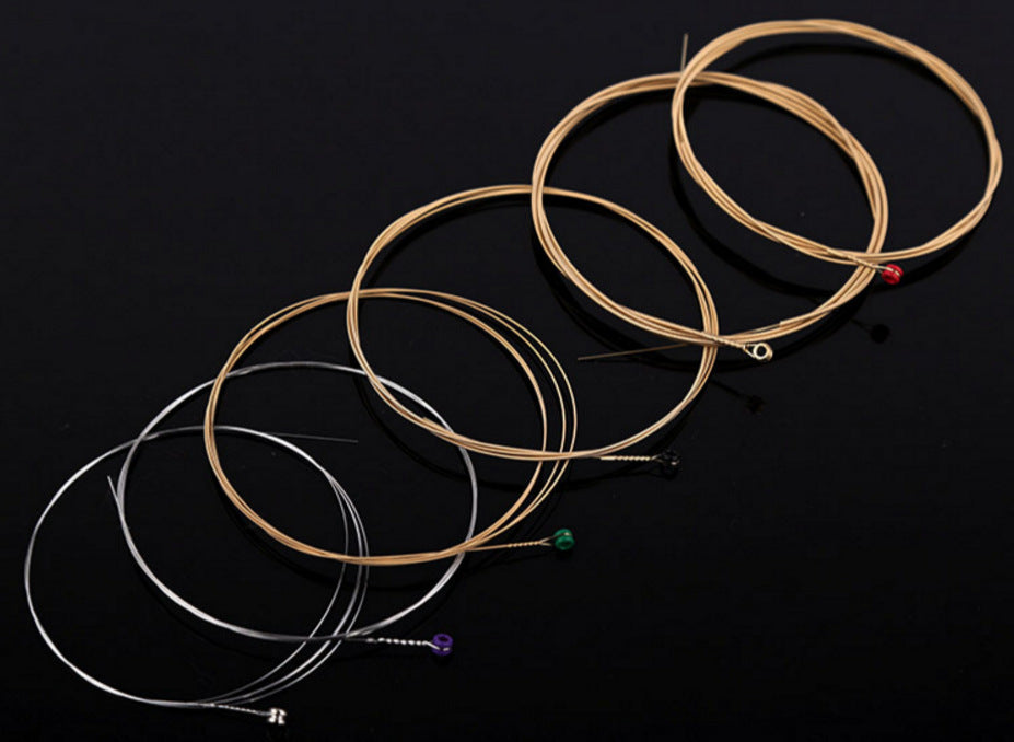KTX-699539 Electric and Acoustic Guitar Strings Set - Full 1-6 String Replacement для Enhanced Sound Quality