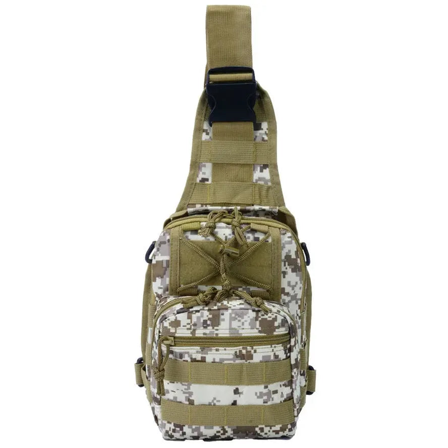 KTX-582739 Tactical Camouflage Shoulder Bag for Outdoor Activities and Sports
