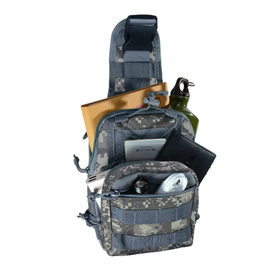 KTX-582739 Tactical Camouflage Shoulder Bag for Outdoor Activities and Sports