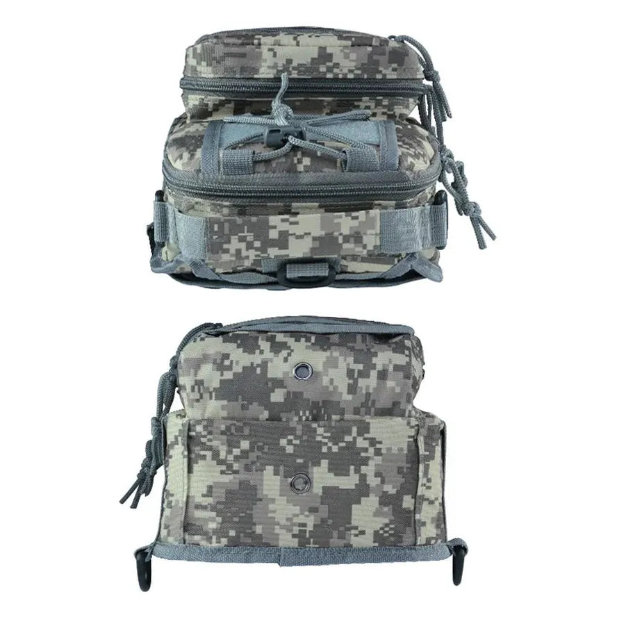 KTX-582739 Tactical Camouflage Shoulder Bag for Outdoor Activities and Sports