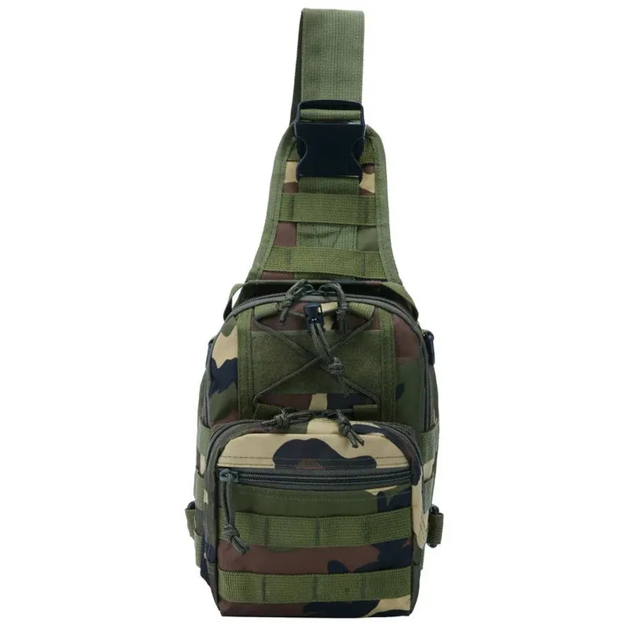 KTX-582739 Tactical Camouflage Shoulder Bag for Outdoor Activities and Sports
