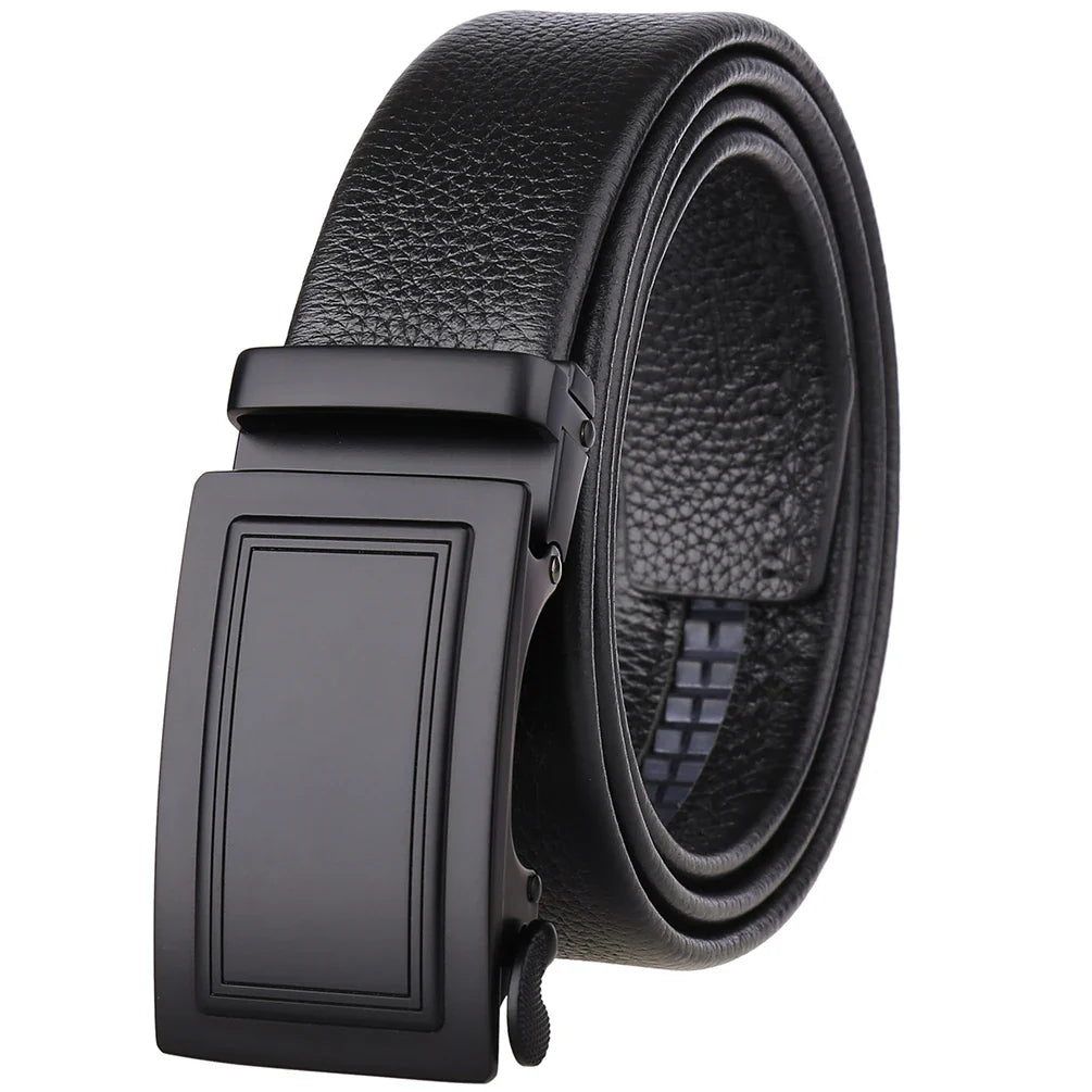 KTX-929363 Genuine Leather Men’s Belt - Classic Design with Durable Buckle, Model LY36-21703-5