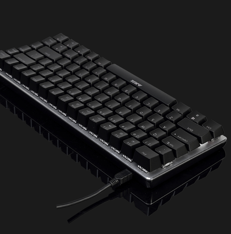 KTX-788051 Black RGB Mechanical Gaming Keyboard with Full Key Setup for Desktop and Notebook Use