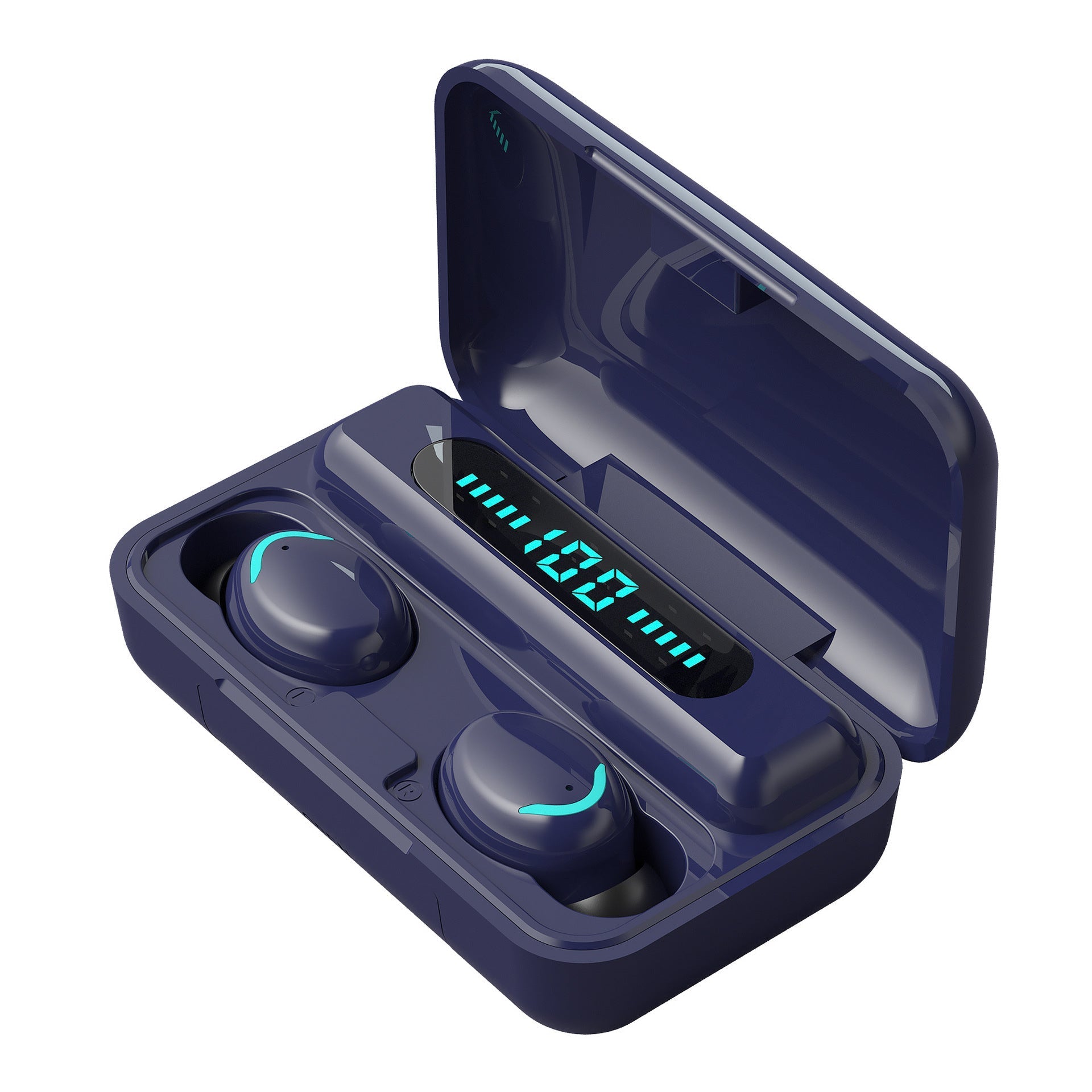 KTX-881555 Bluetooth Wireless Earbuds with Battery Display and Voice Control