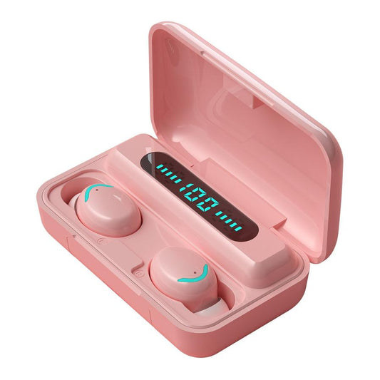 KTX-881555 Bluetooth Wireless Earbuds with Battery Display and Voice Control