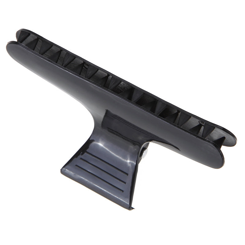 KTX-335955 Black Butterfly Hair Claw Clip - Durable Plastic for Secure Hair Hold - 8cm Length