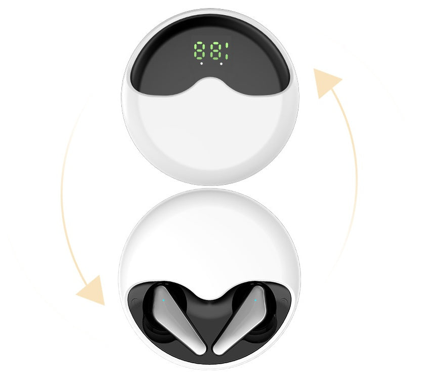 KTX-373075 Wireless Bluetooth 5.1 Earbuds with Charging Case and Auto Sleep Function