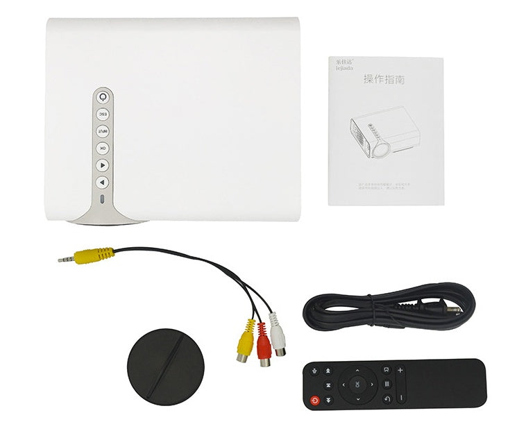 KTX-684307 Portable Mini HD 1080P Projector for Home Entertainment with Multi-Function Connectivity