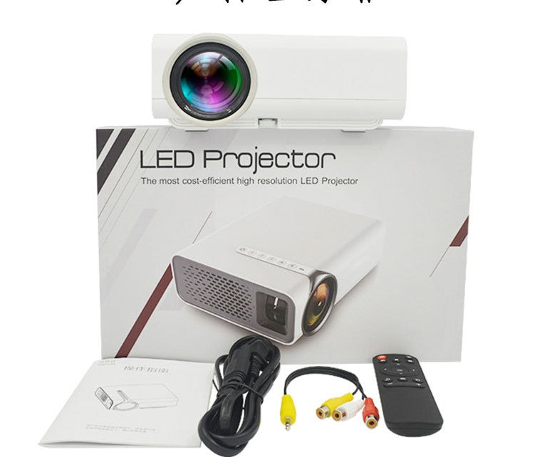 KTX-684307 Portable Mini HD 1080P Projector for Home Entertainment with Multi-Function Connectivity