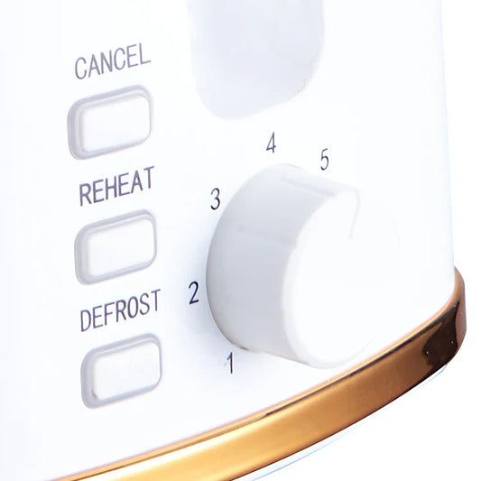 KTX-076435 Sleek 2-Slice Plastic Toaster for French Bread - White Finish