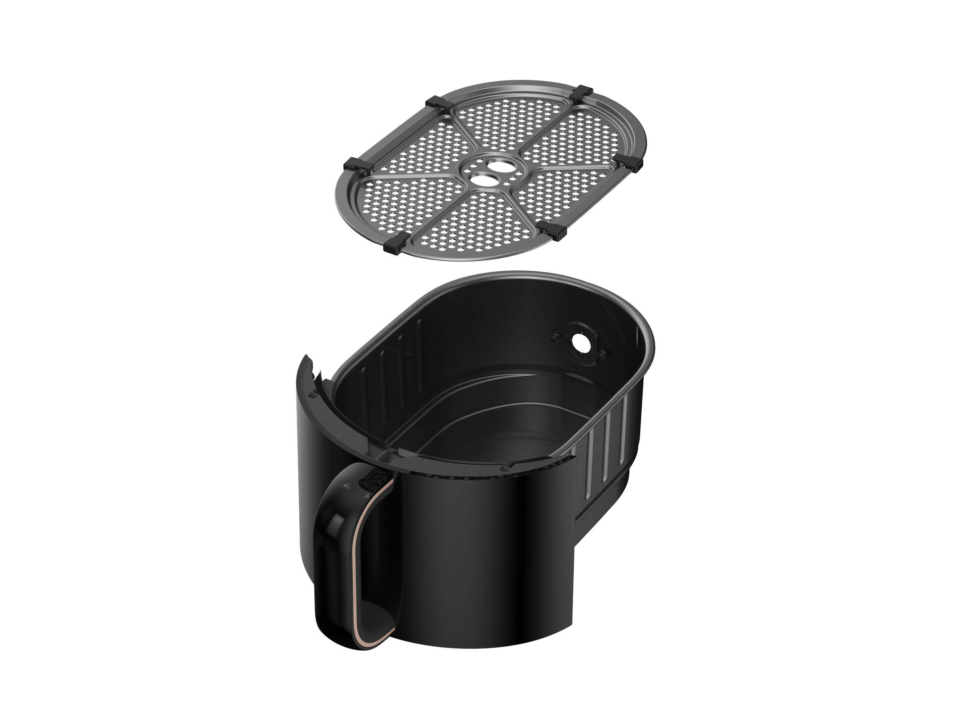 KTX-615059 2-in-1 Oil-Free Steam Air Fryer & Steamer Combo for Healthy Cooking