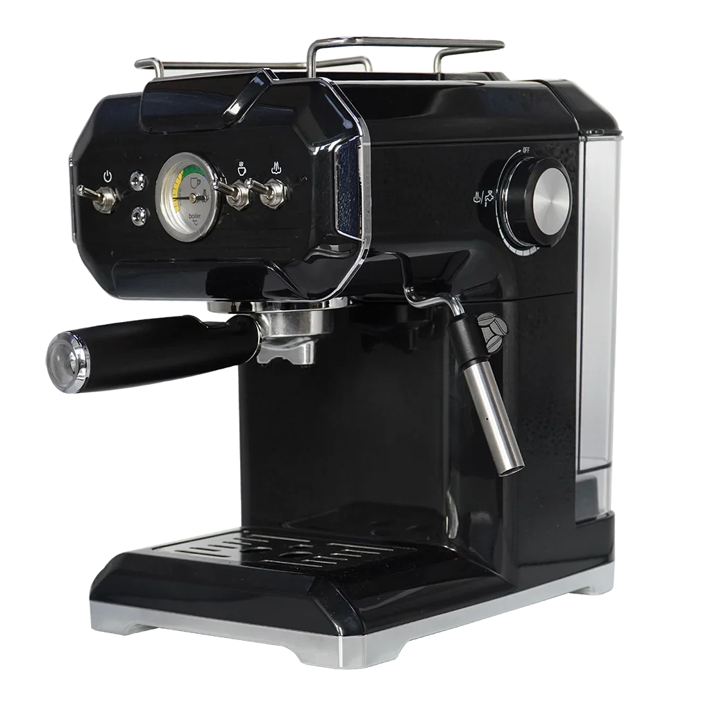 KTX-674003 Portable Italian Espresso Coffee Machine with Antique Plastic Housing