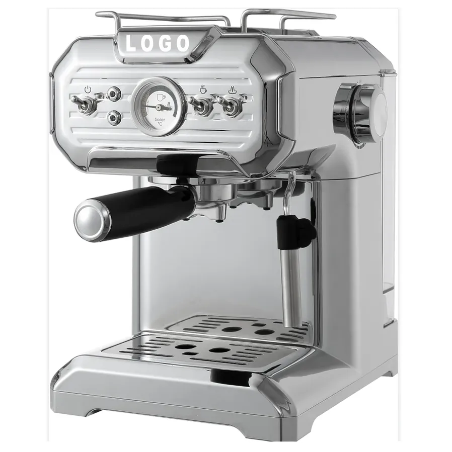 KTX-674003 Portable Italian Espresso Coffee Machine with Antique Plastic Housing