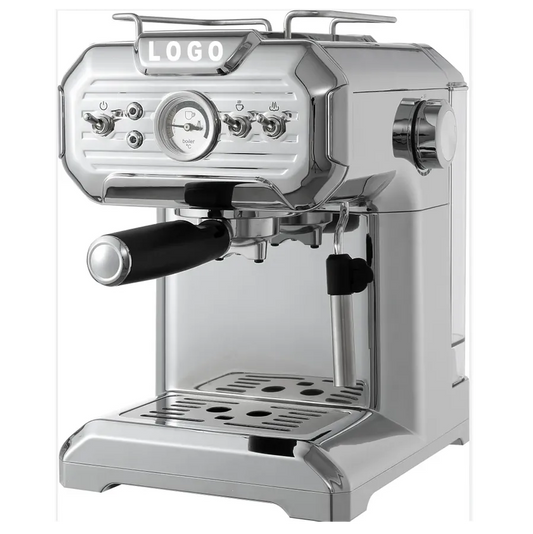 KTX-674003 Portable Italian Espresso Coffee Machine with Antique Plastic Housing