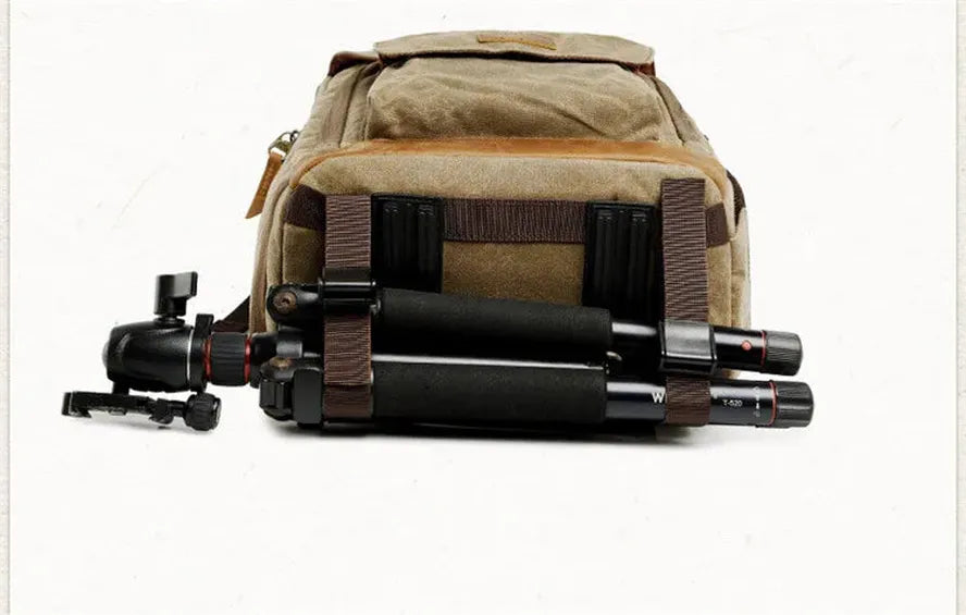 KTX-942035 Large Capacity Canvas Camera Backpack – Special Purpose Rucksack for Photographers and Adventurers