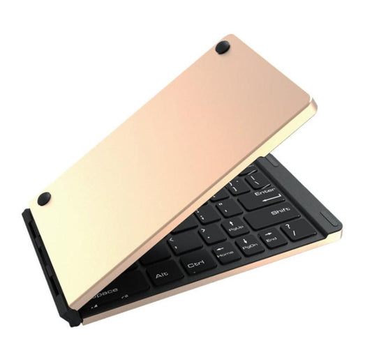 KTX-531667 Portable Bluetooth Folding Keyboard with Rechargeable Battery for iOS, Android, Windows, and Mac OS