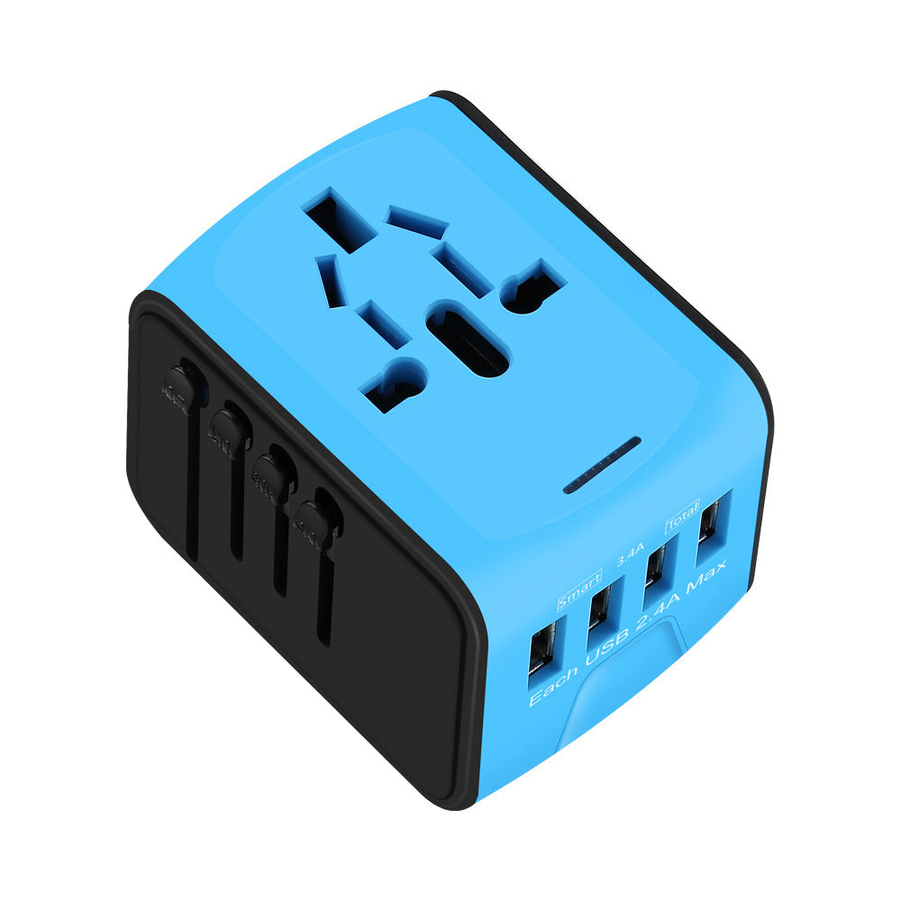 KTX-499603 Travel Multifunctional USB Charging Dock with 4 Ports and QC18W Power Output