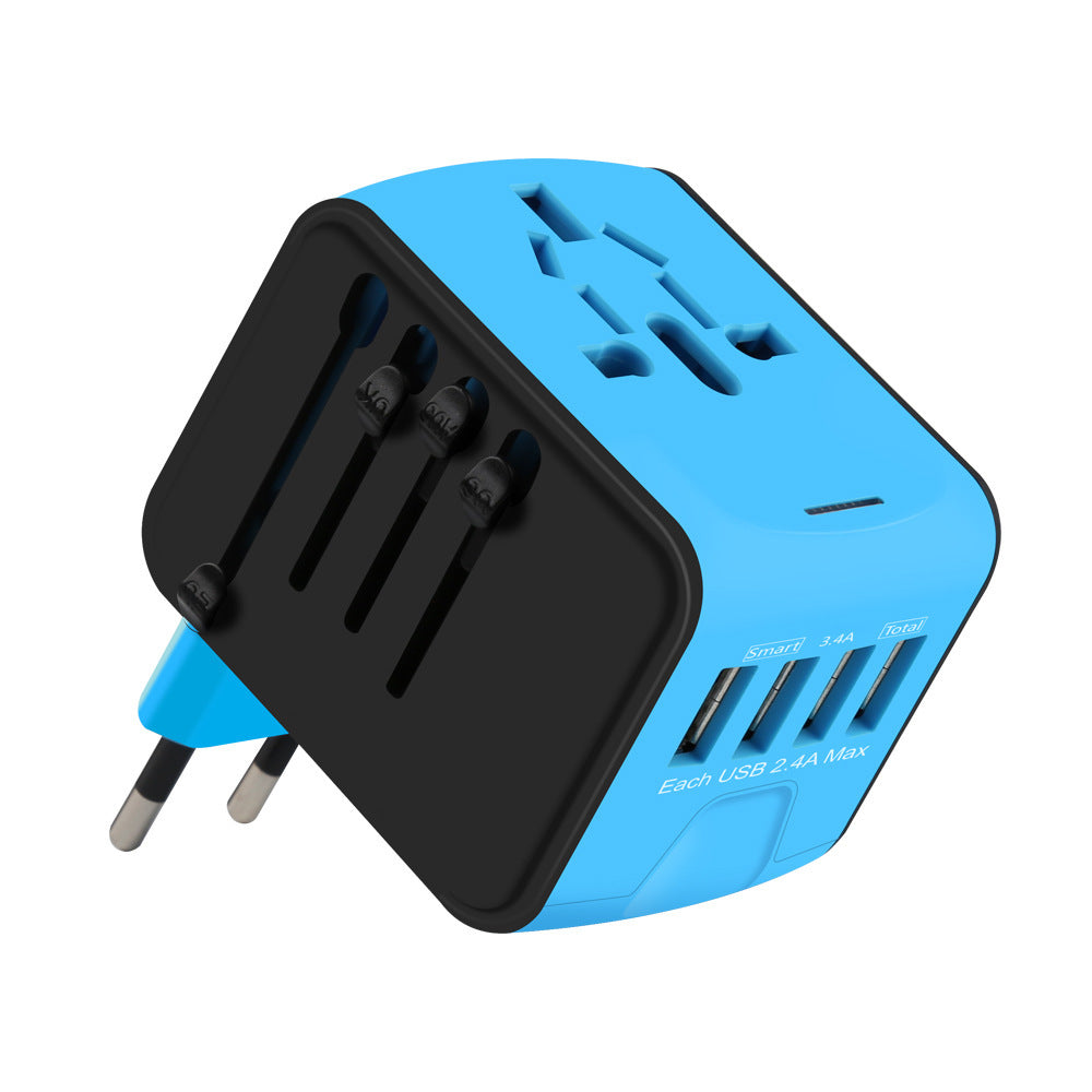 KTX-499603 Travel Multifunctional USB Charging Dock with 4 Ports and QC18W Power Output