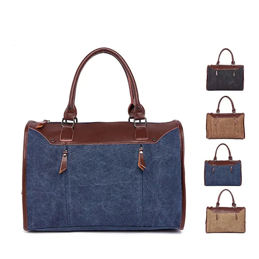 KTX-663123 Vintage Canvas Casual Handbag Briefcase for Men