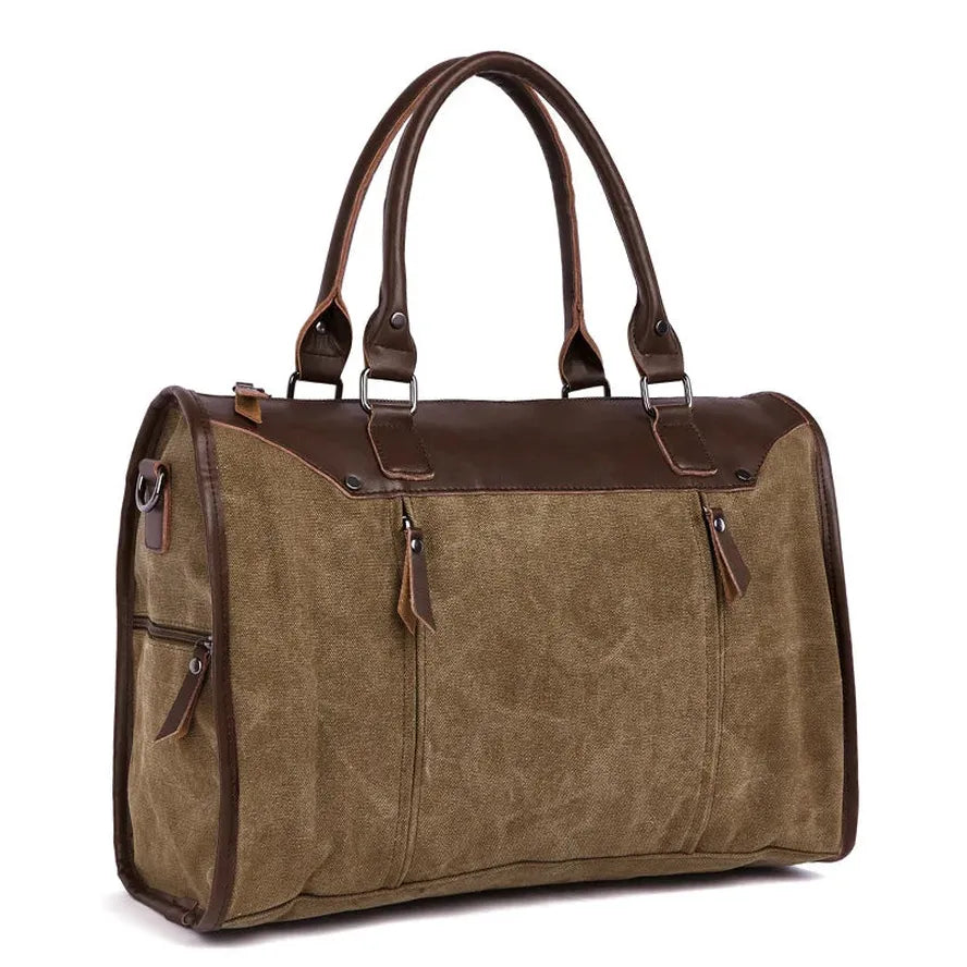 KTX-663123 Vintage Canvas Casual Handbag Briefcase for Men