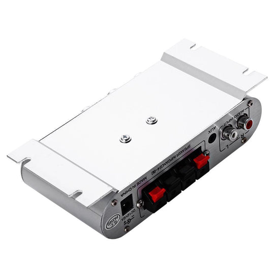 KTX-079827 15W Dual Channel HIFI Amplifier Woofer for Car & Boat - Model LP-808, RCA Connection, Aluminum Alloy