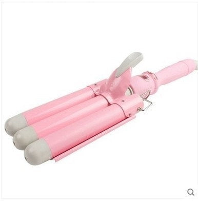JMT-340426 Three-Tube Electric Curling Iron with Adjustable Temperature Control for Dry Hair