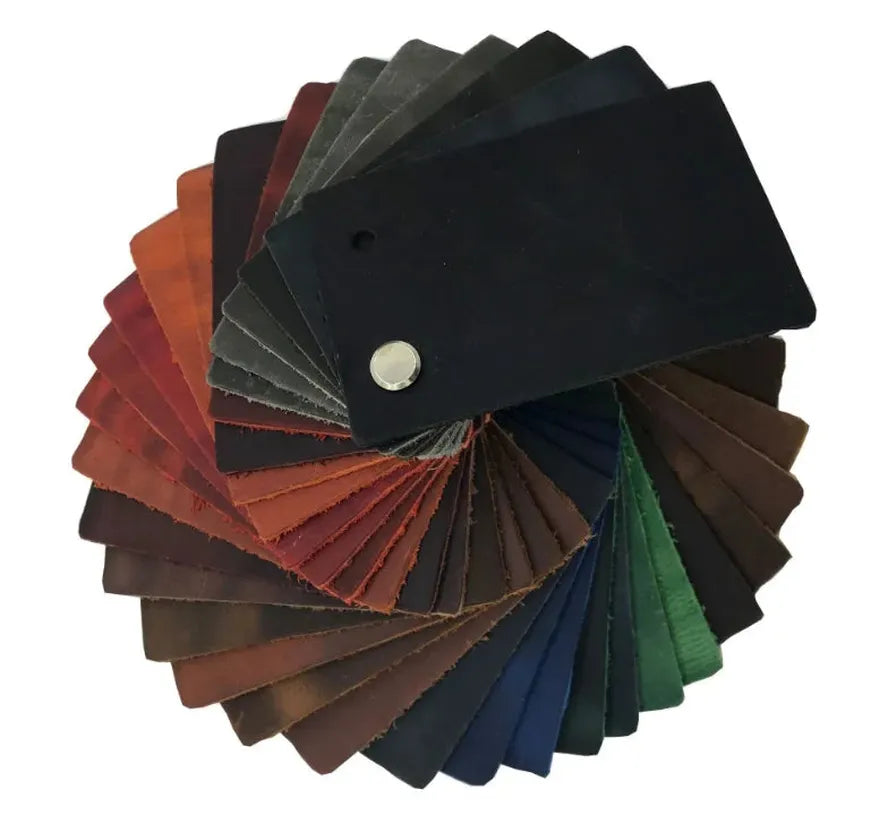 KTX-727507 Retro Cowhide Make-up Wash Bag - Portable Travel Storage Bag with Zipper Closure