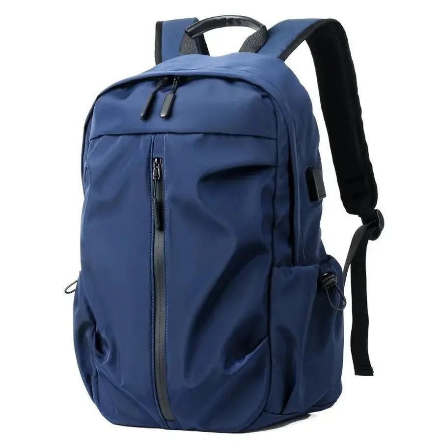 KTX-640723 Waterproof 17 Inch USB Laptop Backpack for Students and Travellers - Casual Leisure Bag for Men