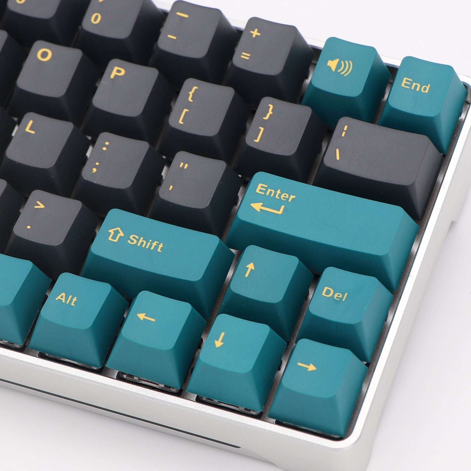 KTX-417043 Mars Green Two-Color PBT Mechanical Keyboard Keycap Set - 126 Keys for Various Configurations