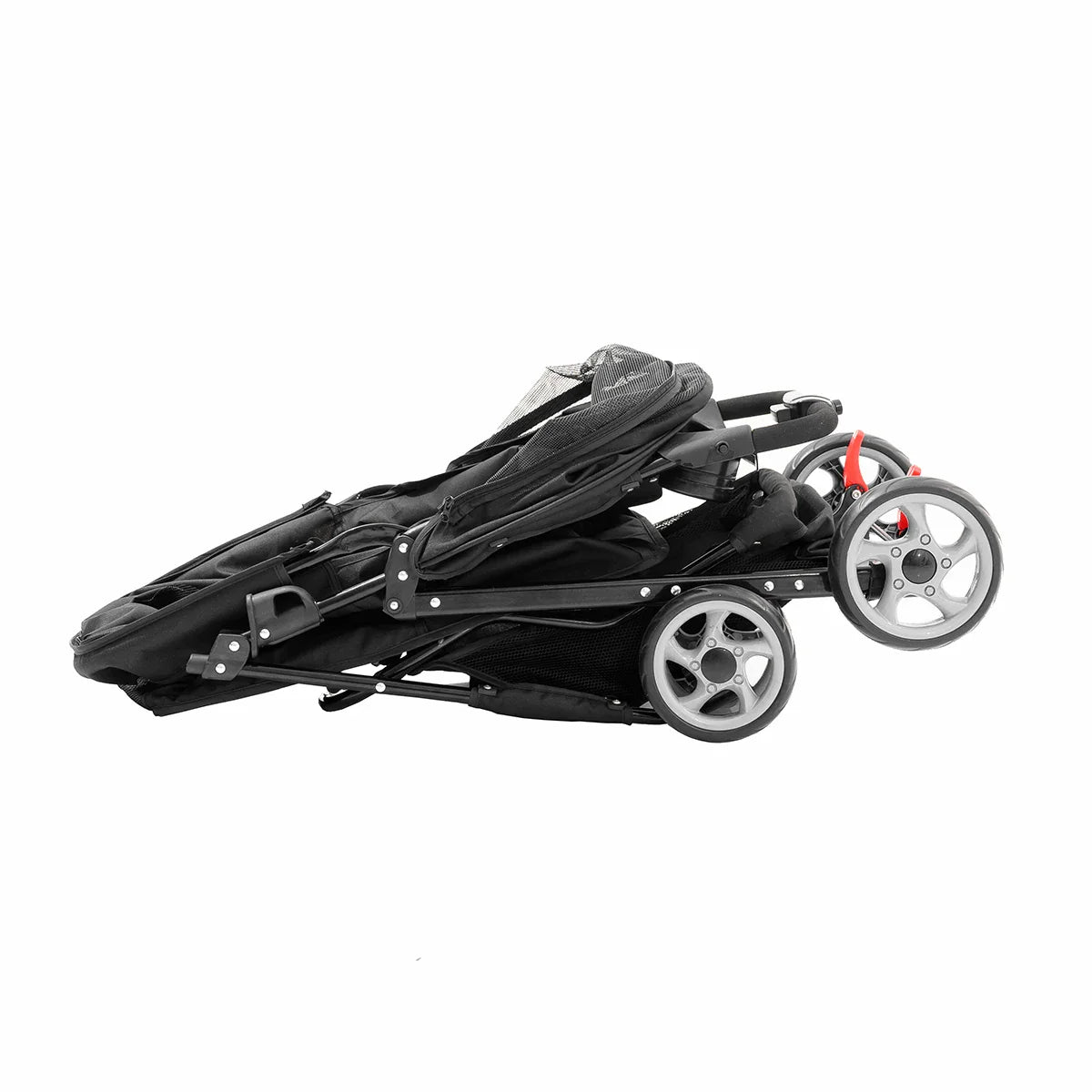 JMT-342538 Folding Outdoor Pet Stroller for Small Dogs - Easy Assembly and Travel-Friendly Design