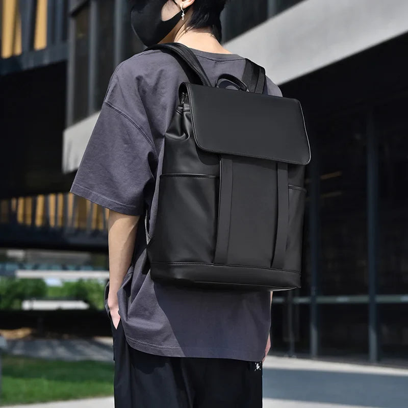 KTX-115283 Durable 17-Inch Nylon Backpack for College Students and Outdoor Activities, Ideal for Laptops and Leisure Use