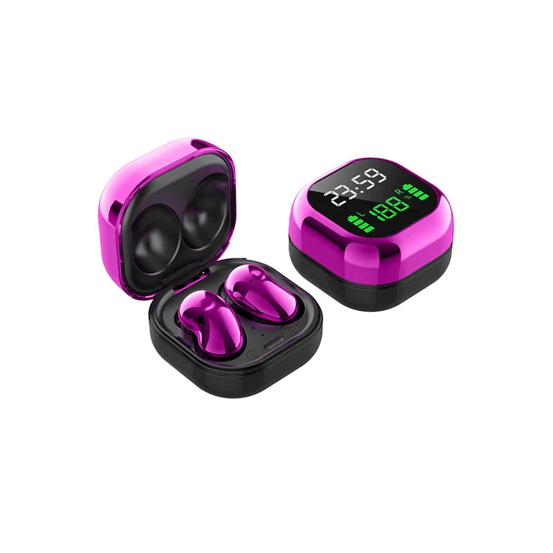 KTX-918611 Wireless Gaming Headset S6 Plus in Black, Purple, and Blue - TWS Earbuds with Enhanced Sound Quality