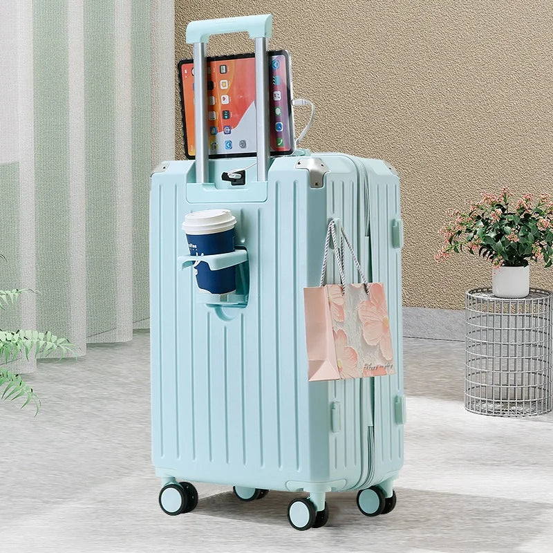 KTX-932499 Kids Travel Trolley Luggage Set – ABS Cabin Suitcase and Ride-On Travel Bag