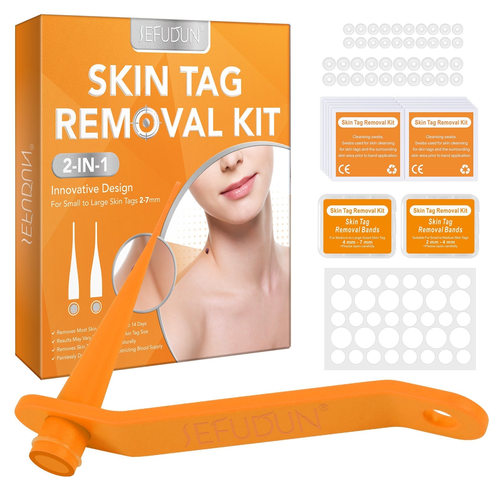 KTX-515603 Wart Removal Tool Set in Various Colors for Effective Mole Treatment