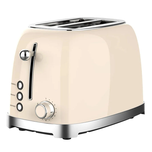 KTX-062931 Electric Retro 2-Slice Conveyor Bread Toaster for Efficient Toasting