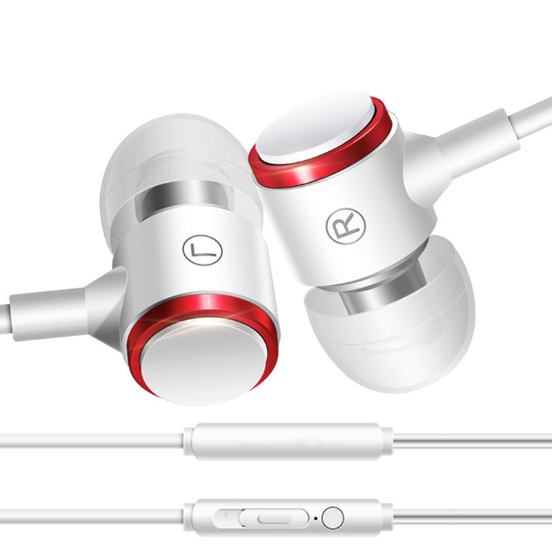 KTX-181779 Metal In-Ear Headset with Enhanced Bass and 10mm Drivers for Mobile Devices