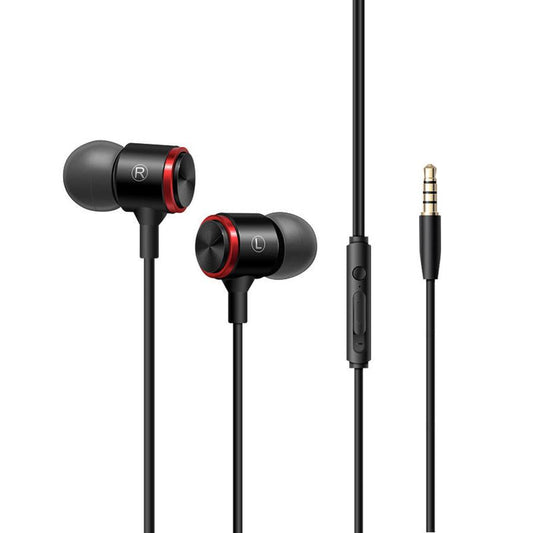 KTX-181779 Metal In-Ear Headset with Enhanced Bass and 10mm Drivers for Mobile Devices