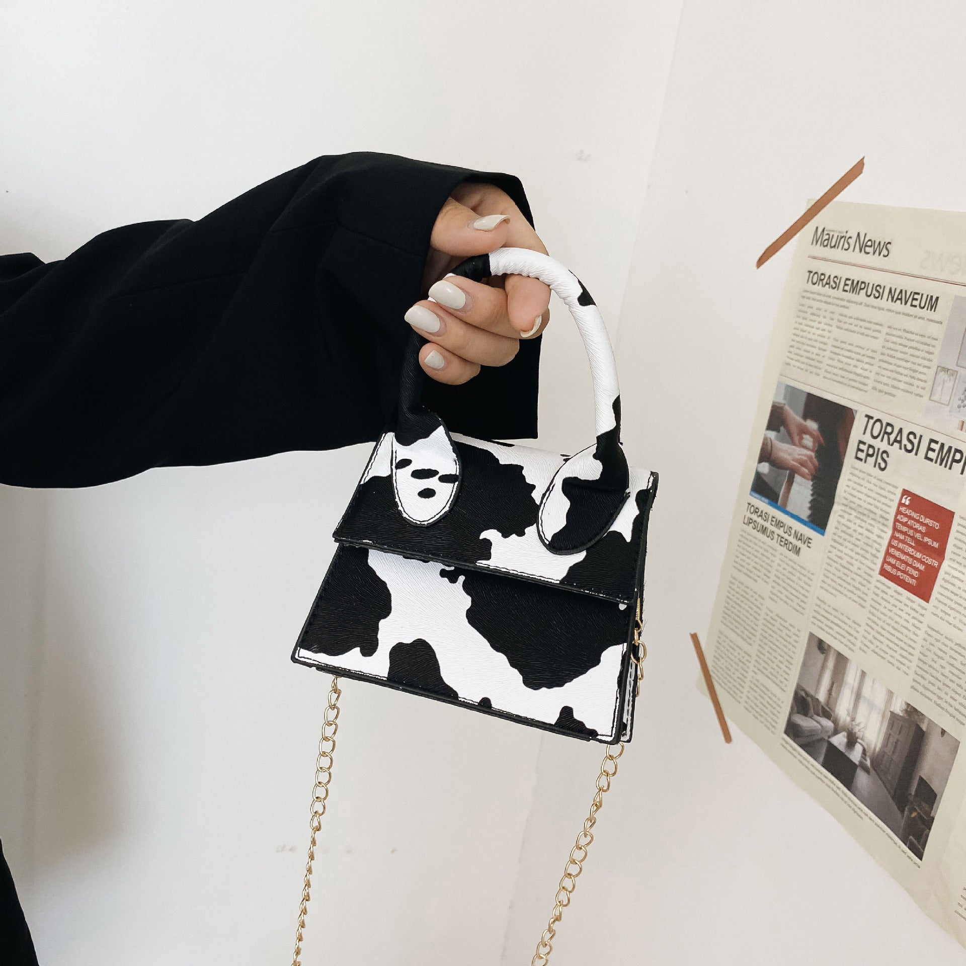 JMT-348874 Trendy One-Shoulder Mini Messenger Bag for Women in PU Leather