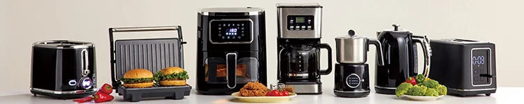 KTX-796179 Stainless Steel 1900W Automatic 4-Slice Toaster with Fast Heating Function