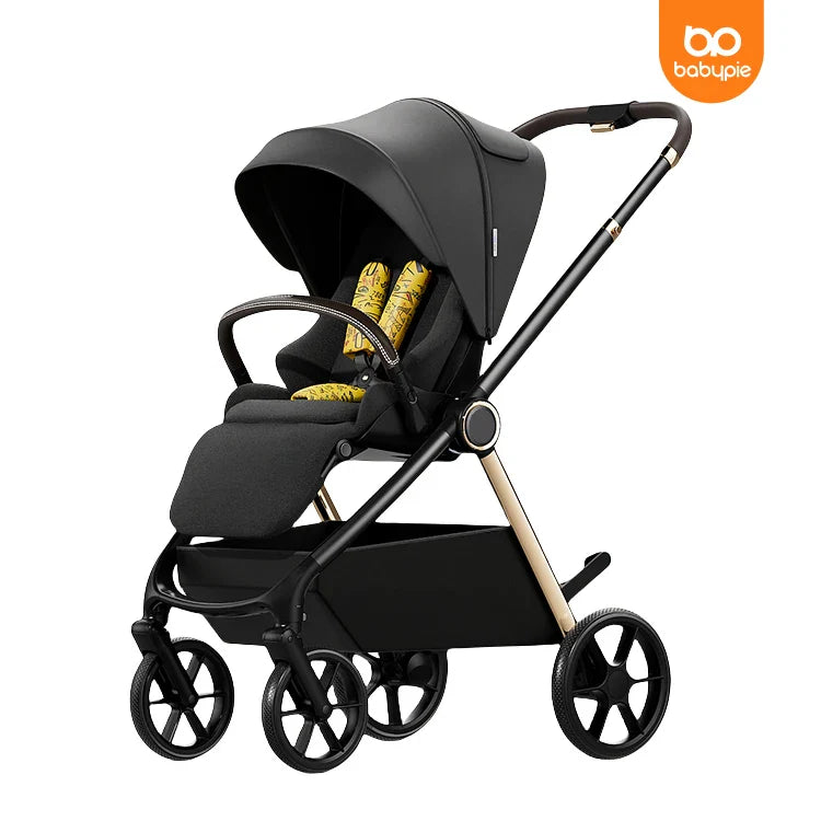 KTX-576147 Foldable 3-in-1 Baby Stroller with Double Directional Steering and Large Storage Basket