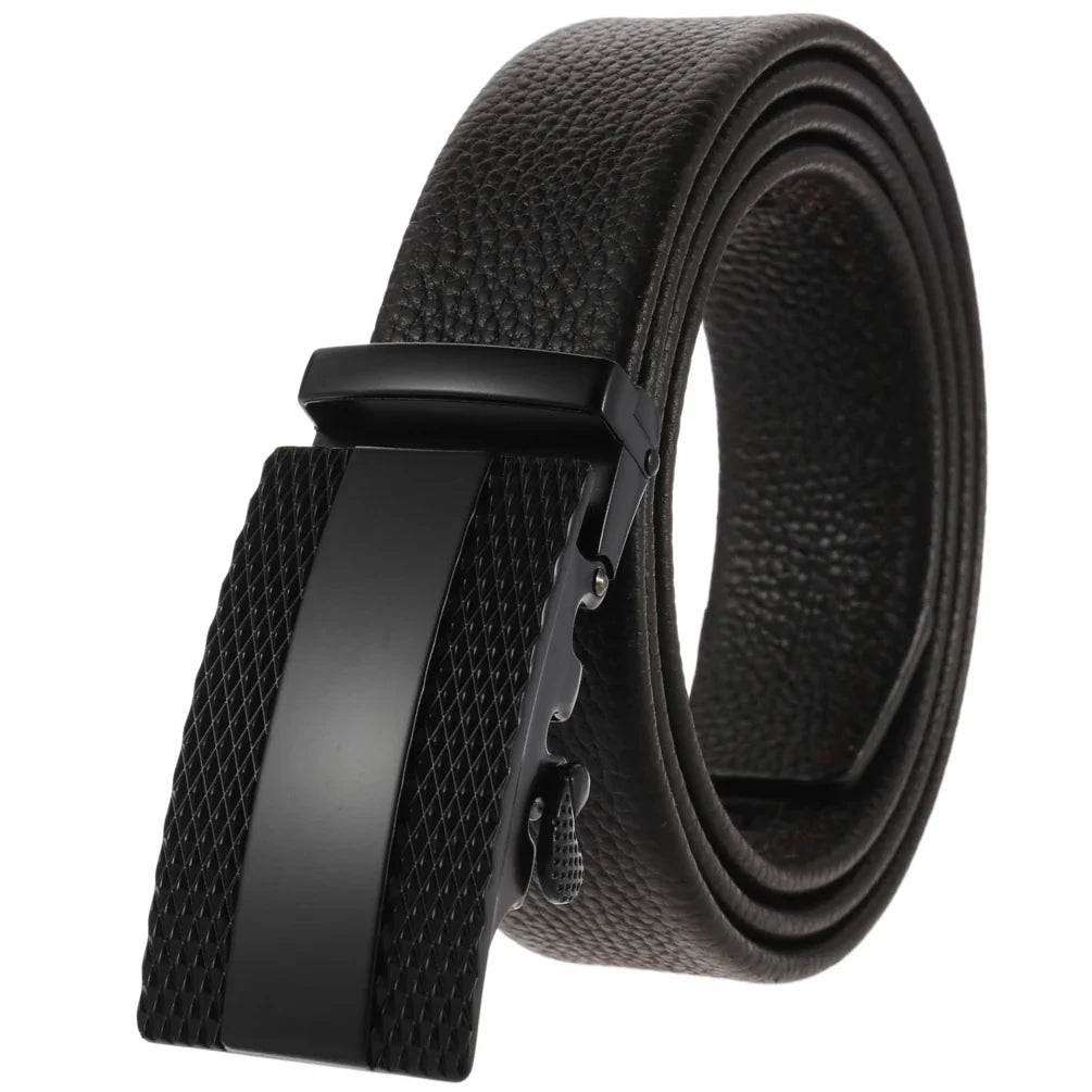 KTX-896595 Double-Sided First Layer Cowhide Automatic Buckle Belt - Model LY25-1056-5